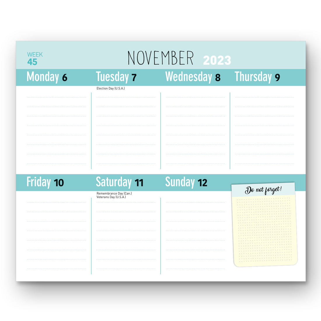 Weekly Magnet Planner/Calendar 2024