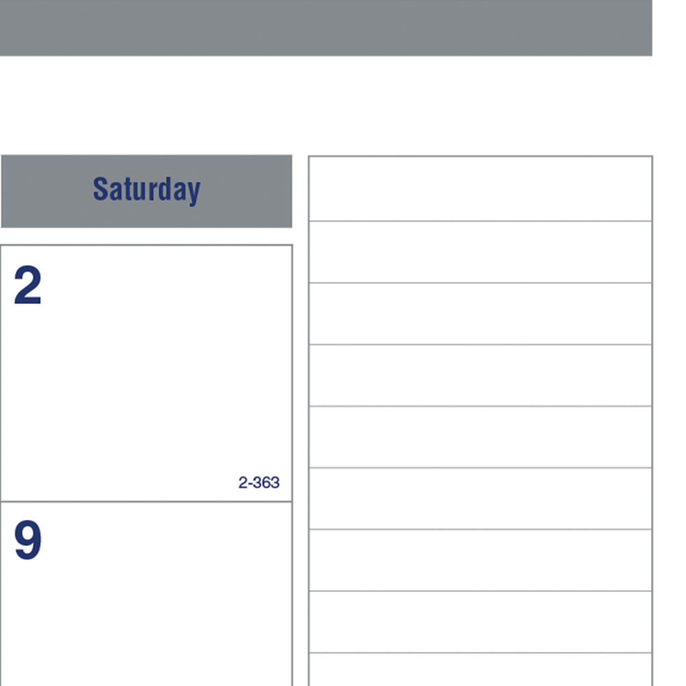 Monthly Desk Pad Calendar, Net Zero Carbon™, English, 2027 C177847-27 Blueline C177847