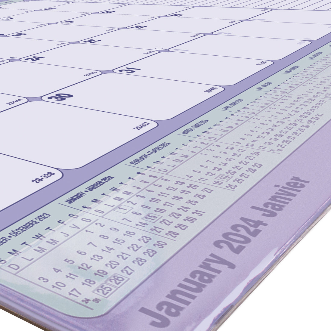Desk Pad or Wall Calendar 2024, Bilingual - C181731BV