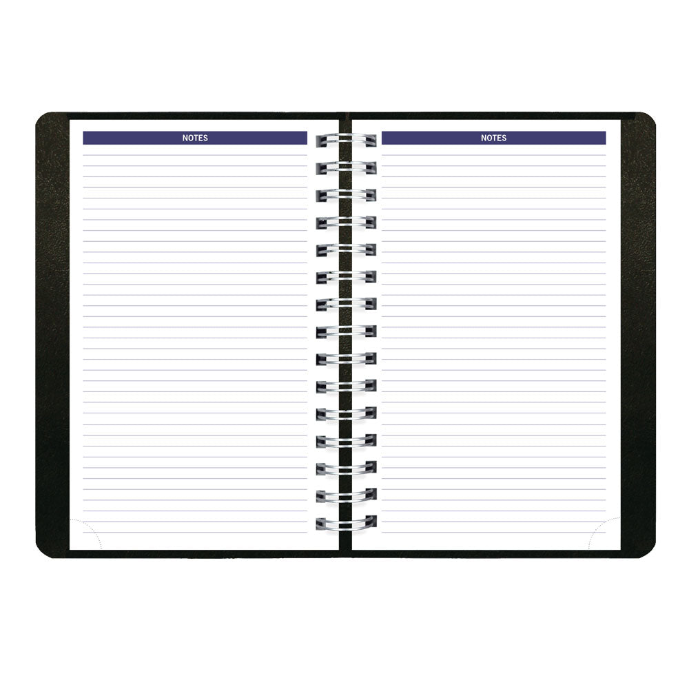 Blueline DuraGlobe™ Daily Appointment Book, 2027, Bilingual, Black C210.21BT-27 C210.21BT