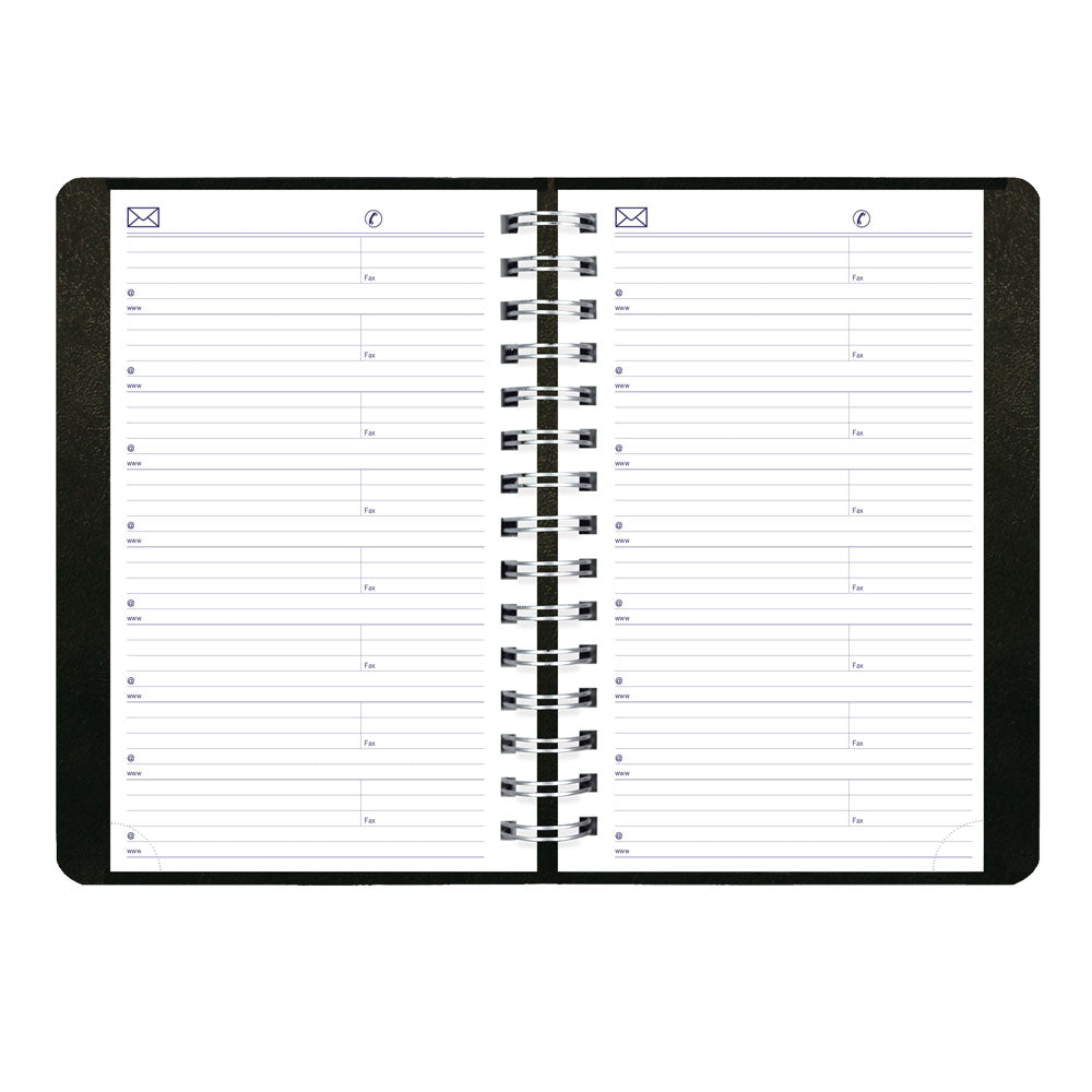Blueline DuraGlobe™ Daily Appointment Book, 2027, English, Black C210.21T-27 C210.21T