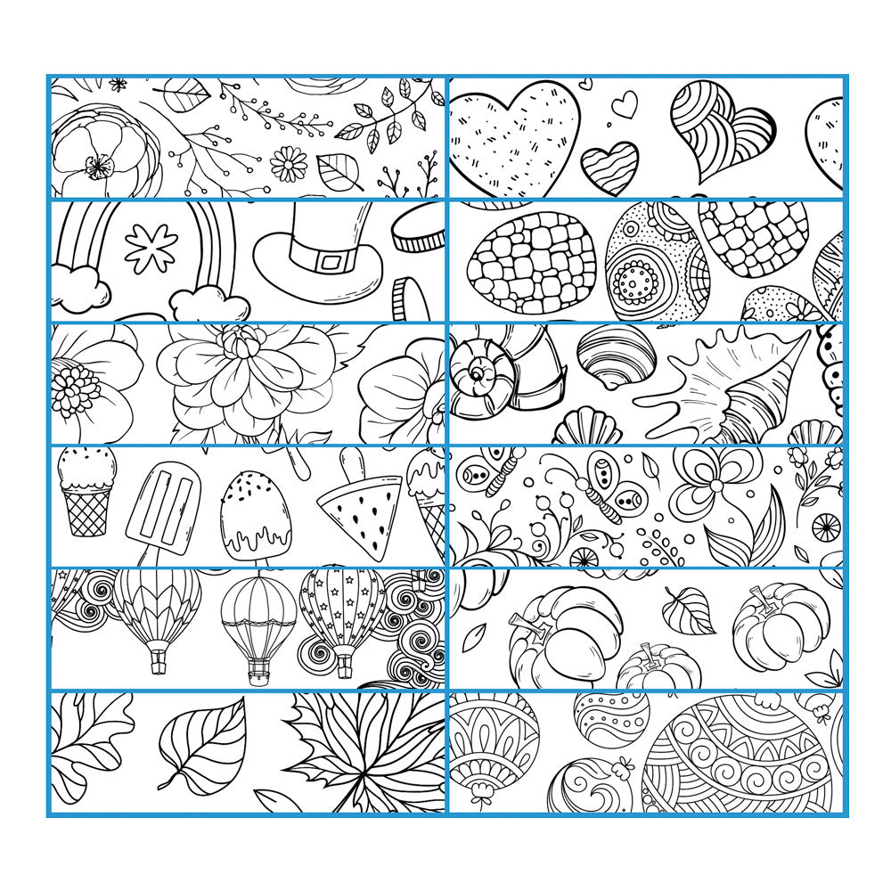 Monthly Desk Pad Calendar, DoodlePlan™, Bilingual, 2027 C2917311B-27 Blueline C2917311B