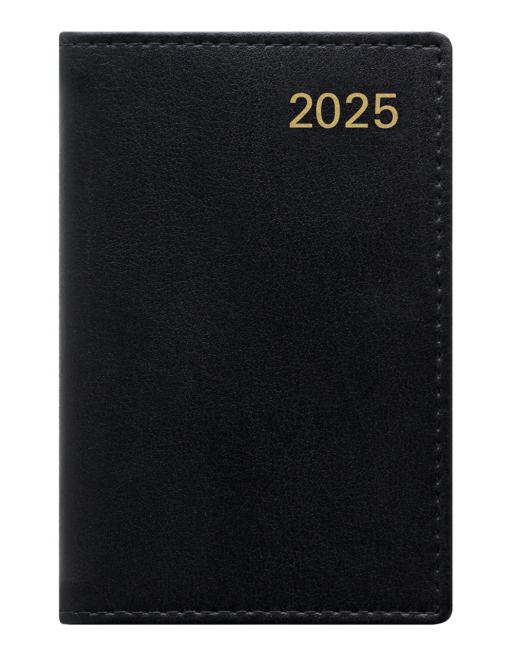 Belgravia Mini Pocket Week to View Leather Diary with Planners 2025 - English - 25-C33EBK#colour_black