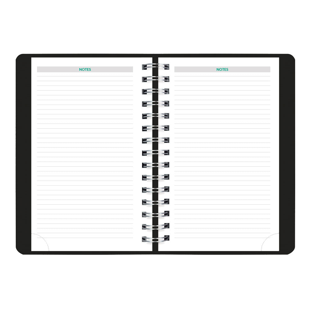 EcoLogix® Daily Appointment Book, 2027, Bilingual, Black (410W.81B-27 C410W.81B