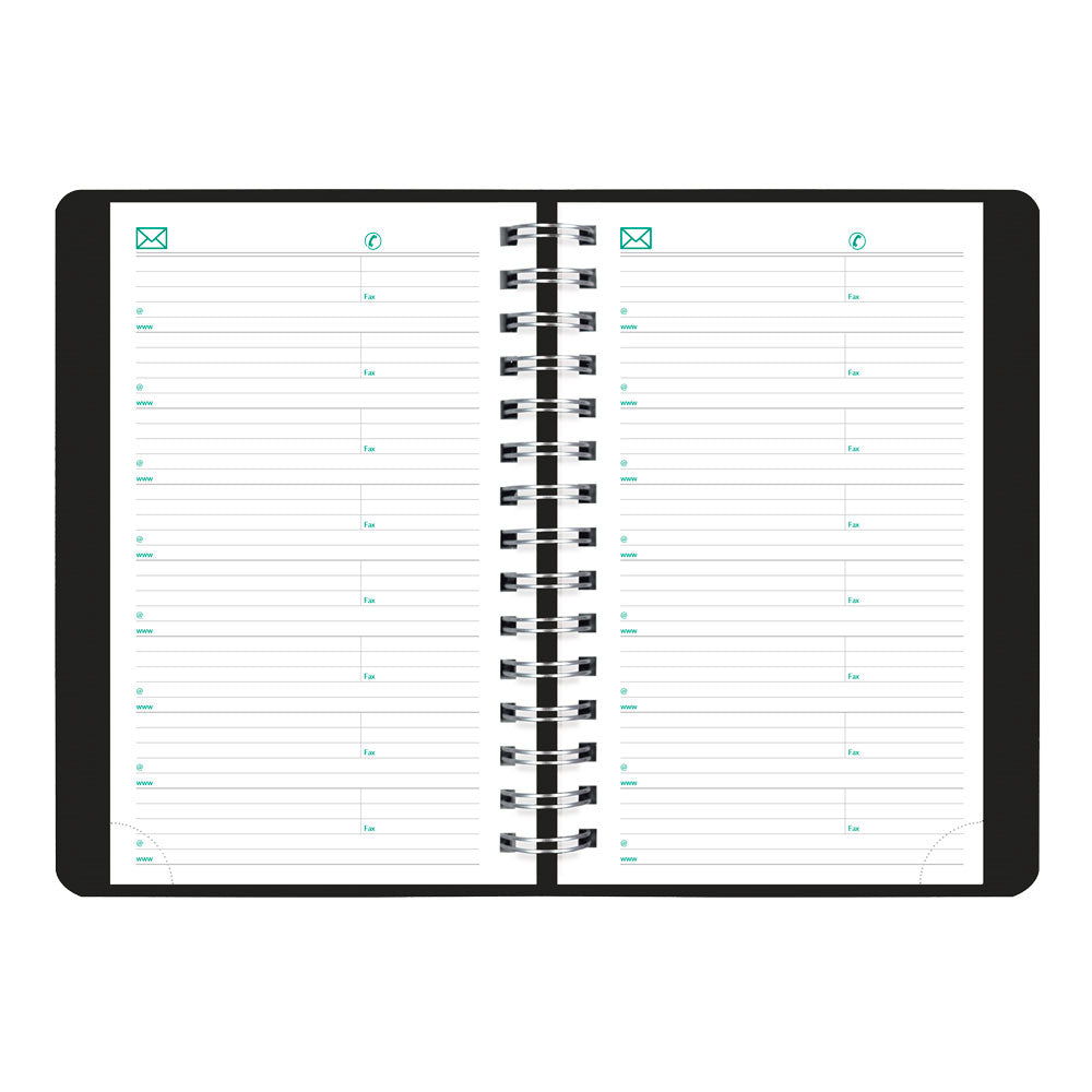 EcoLogix® Daily Appointment Book, 2027, Bilingual, Black (410W.81B-27 C410W.81B