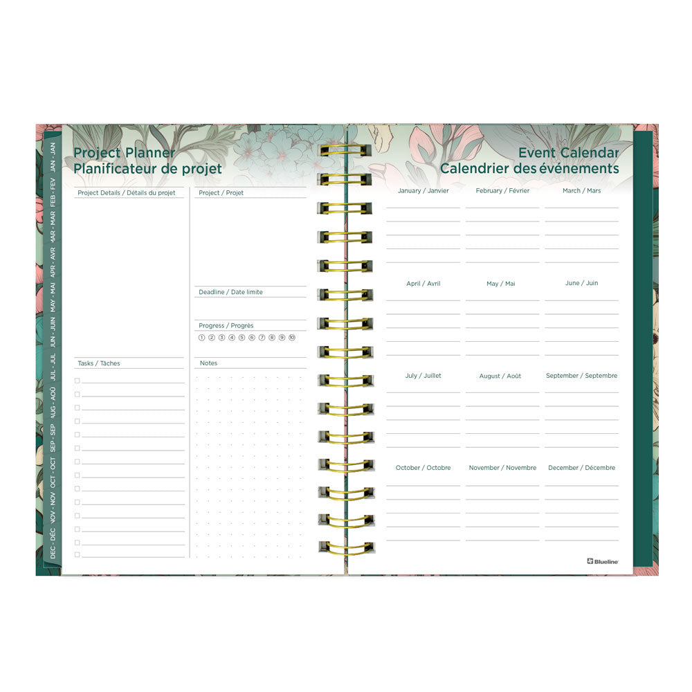 Verdant 17-Month Weekly Planner, 2026 - 2027, Bilingual (C448017.01B-27)