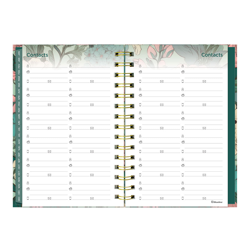 Verdant 17-Month Weekly Planner, 2026 - 2027, Bilingual (C448017.01B-27)