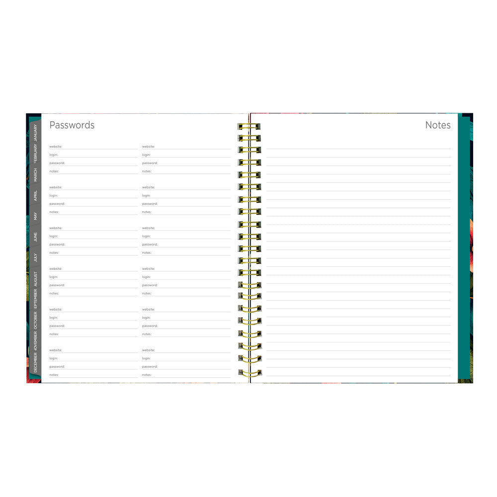 Wildflower Glow 17-Month Weekly Planner, 2026-2027, English C471117.01-27 Blueline C471117.01