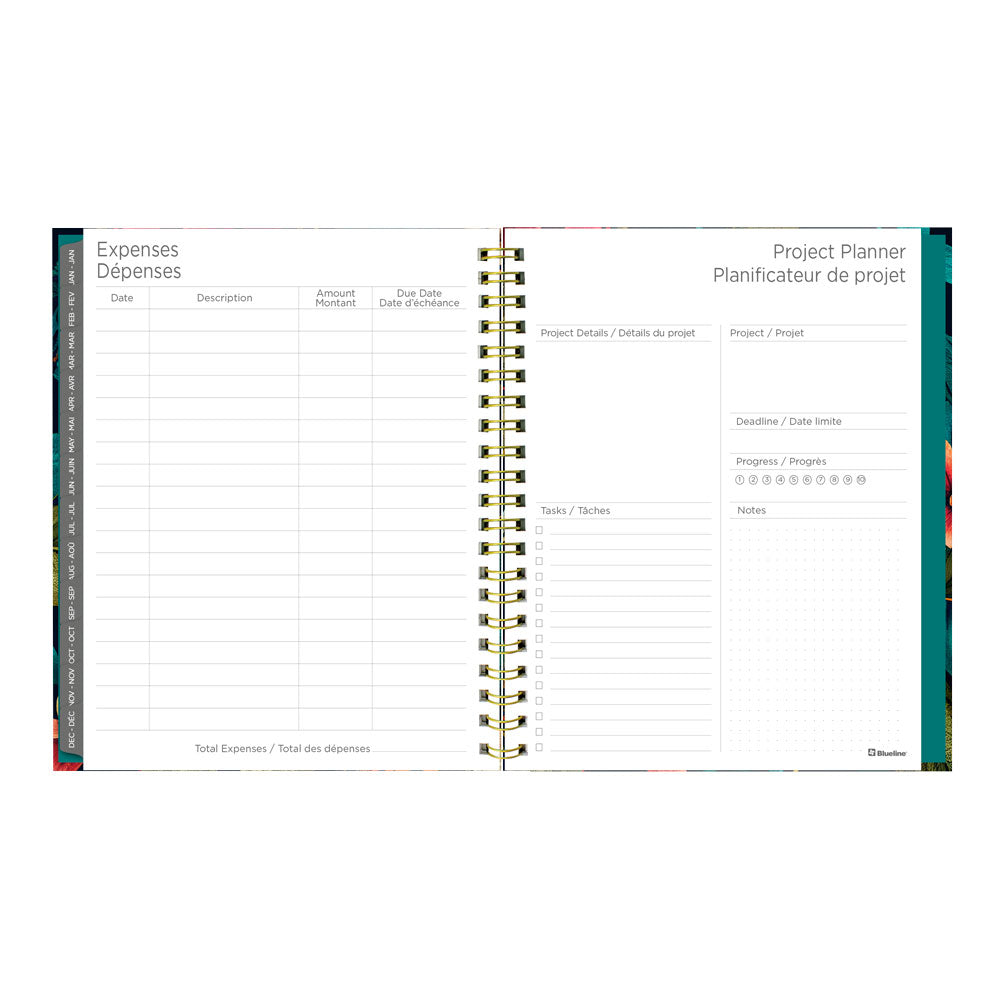 Wildflower Glow 17-Month Weekly Planner, 2026 - 2027, Bilingual (C471117.01B-27)