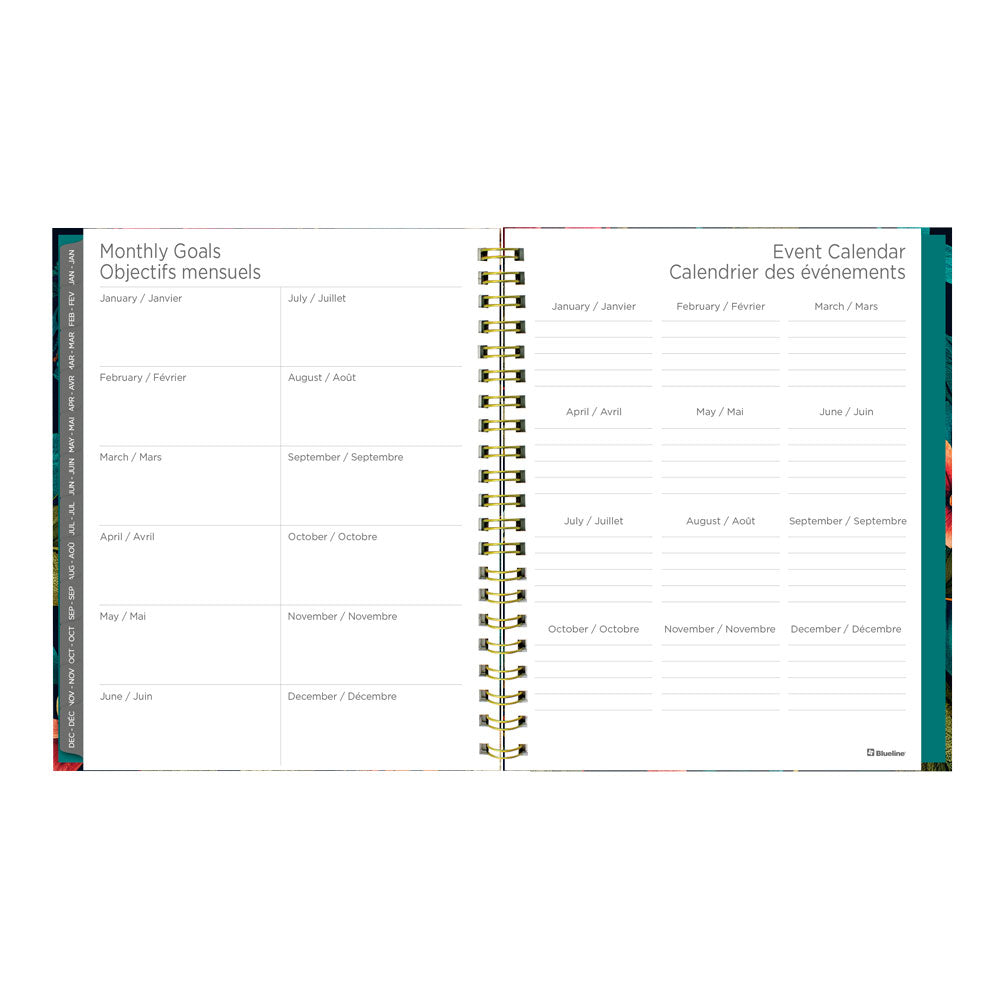Wildflower Glow 17-Month Weekly Planner, 2026 - 2027, Bilingual (C471117.01B-27)