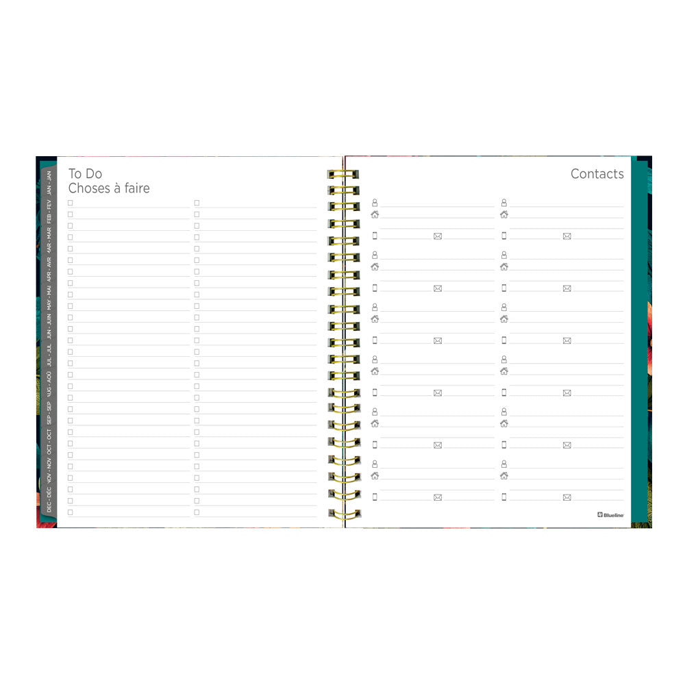 Wildflower Glow 17-Month Weekly Planner, 2026 - 2027, Bilingual (C471117.01B-27)