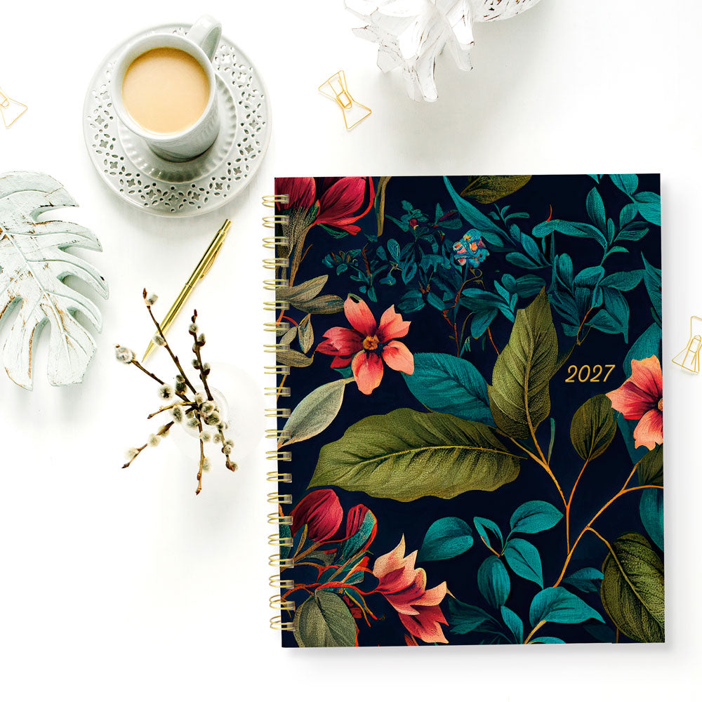 Wildflower Glow 17-Month Weekly Planner, 2026 - 2027, Bilingual (C471117.01B-27)