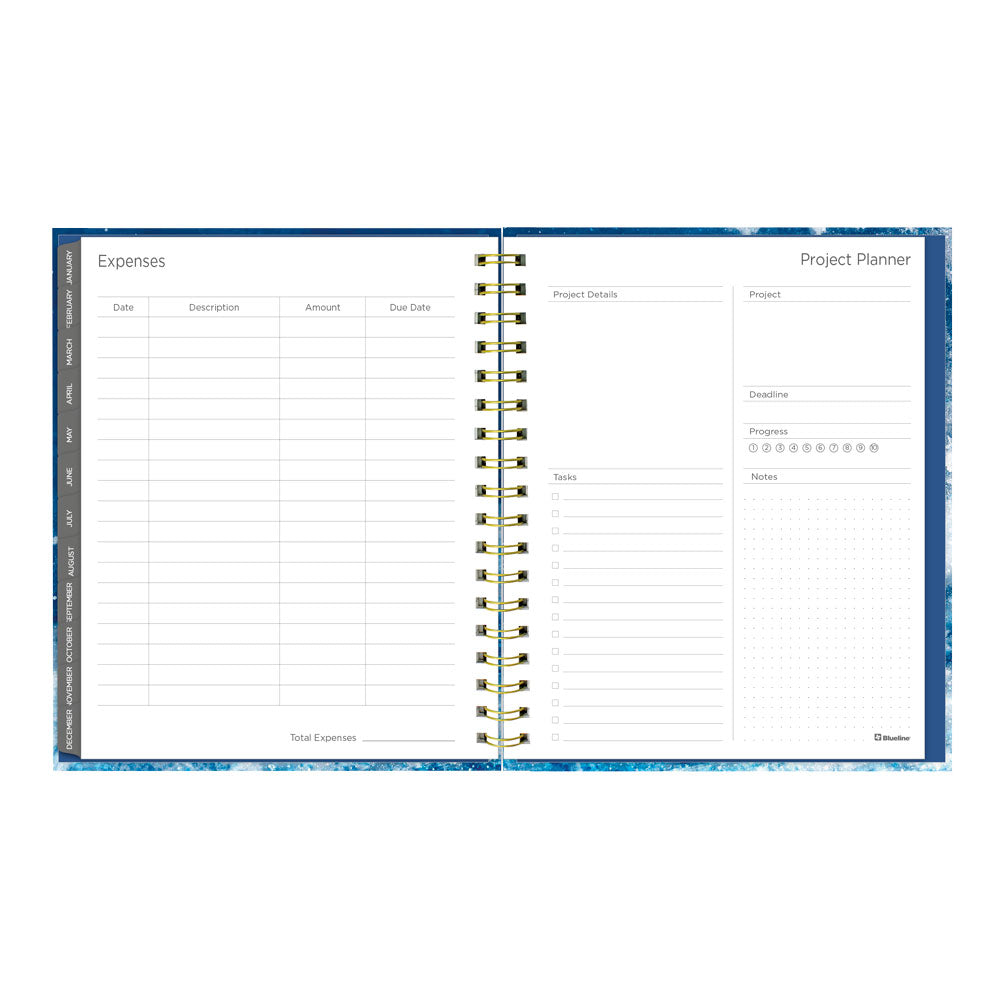 Celestial 17-Month Weekly Planner, 2026-2027, English C479017.01-27 Blueline C479017.01