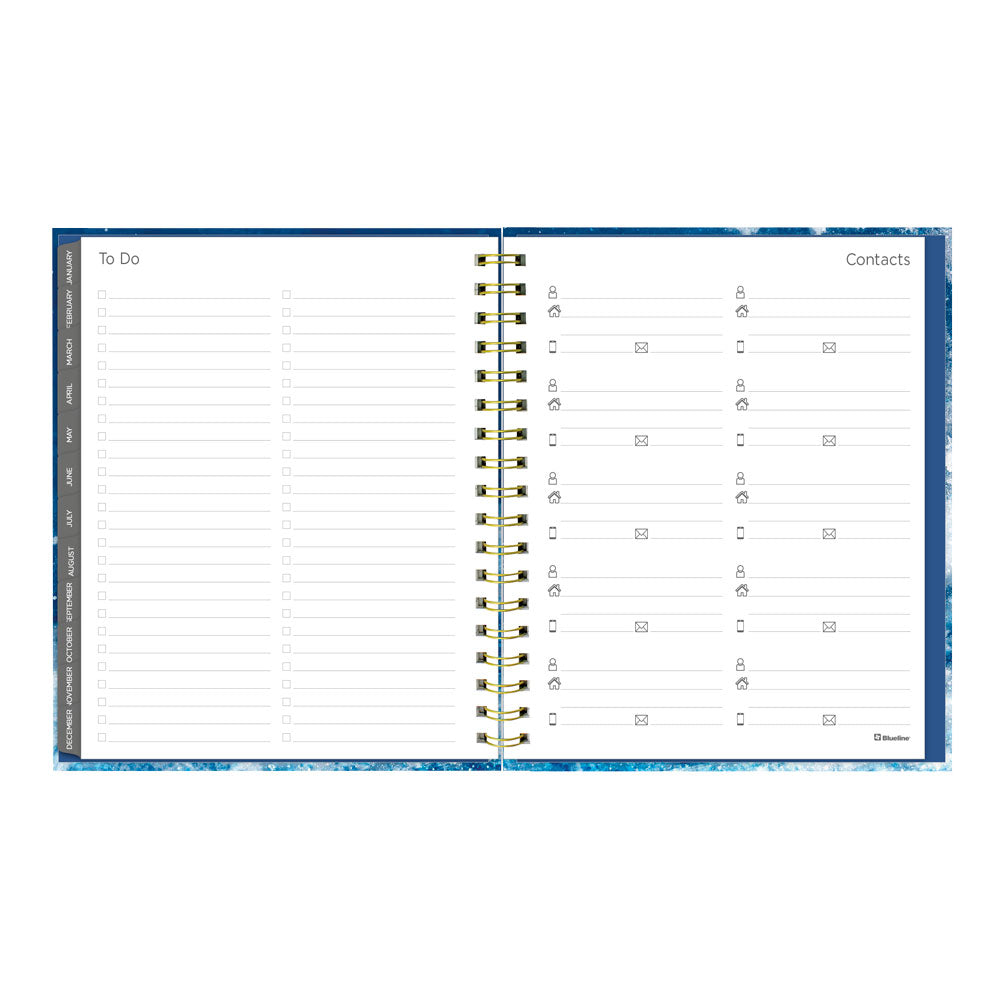 Celestial 17-Month Weekly Planner, 2026-2027, English C479017.01-27 Blueline C479017.01