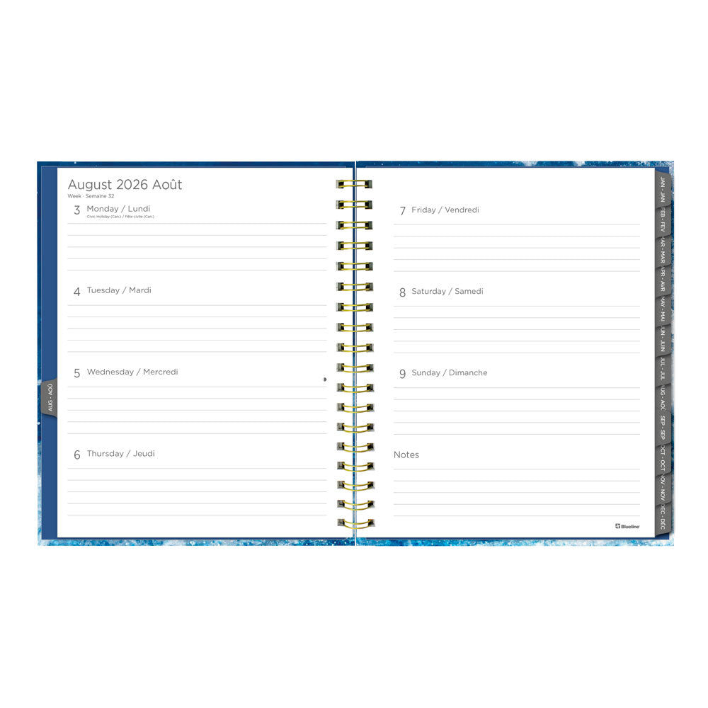 Celestial 17-Month Weekly Planner, 2026 - 2027, Bilingual (C479017.01B-27)