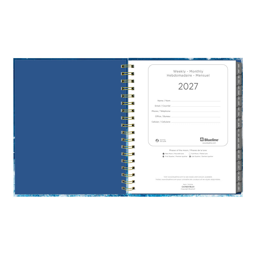 Celestial 17-Month Weekly Planner, 2026 - 2027, Bilingual (C479017.01B-27)