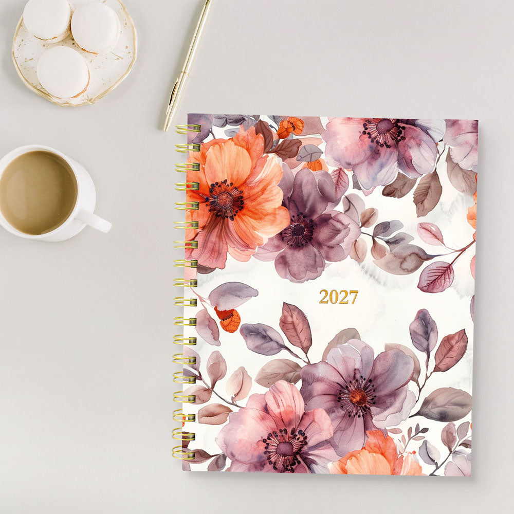 Floral Blush 17-Month Monthly Planner, 2026 - 2027, Bilingual (C489017.01B-27)