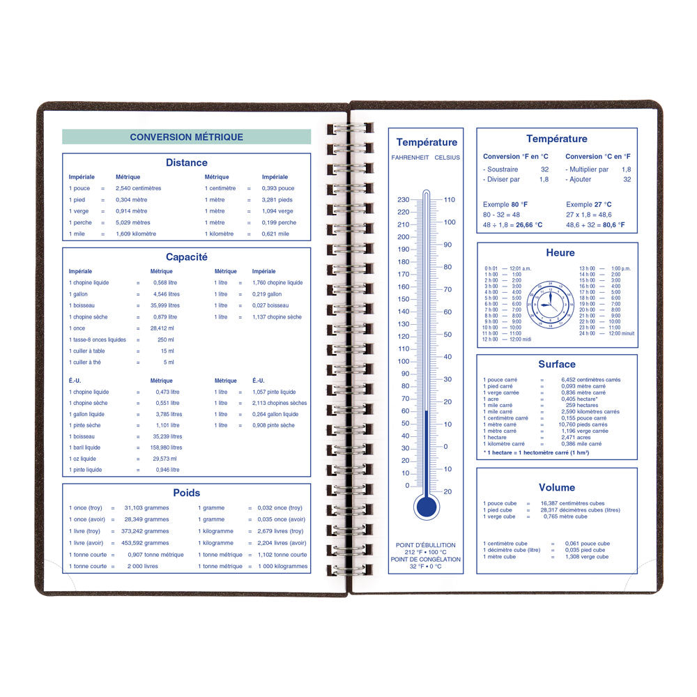 DuraFlex Weekly Appointment Book, 2027, Bilingual C5075V.81BT-27 Blueline C5075V.81BT
