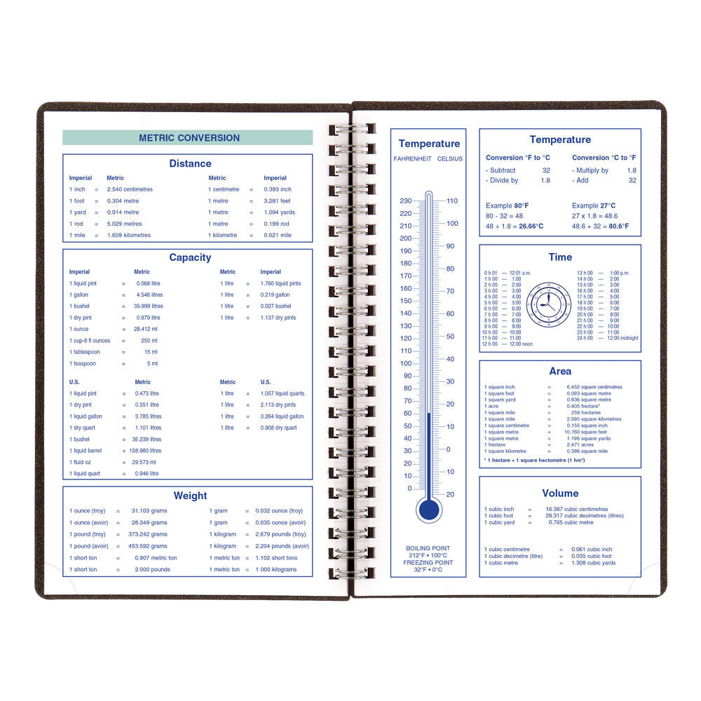DuraFlex Weekly Appointment Book, 2027, Bilingual C5075V.81BT-27 Blueline C5075V.81BT