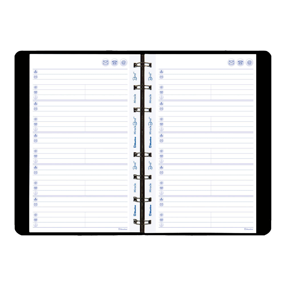 Essential Weekly Appointment Book, 2027, Bilingual Black C5100.81BTX-27 Blueline C5100.81BTX #colour_black