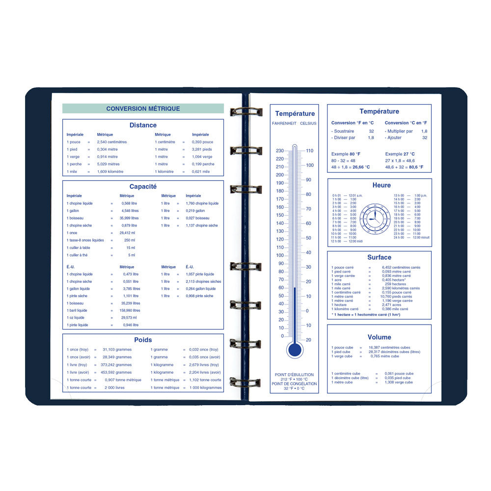 Essential Weekly Appointment Book, 2027, Bilingual Blue C5100.82BTX-27 Blueline C5100.82BTX #colour_blue