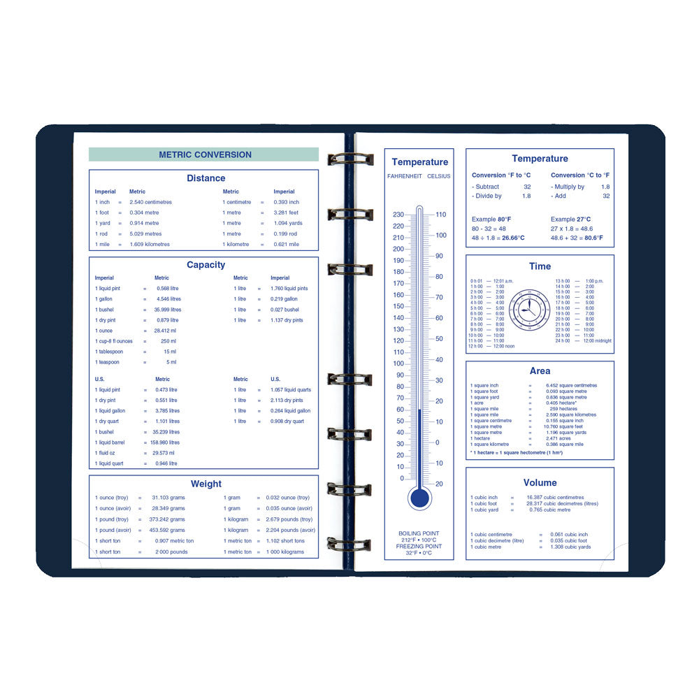 Essential Weekly Appointment Book, 2027, Bilingual Blue C5100.82BTX-27 Blueline C5100.82BTX #colour_blue