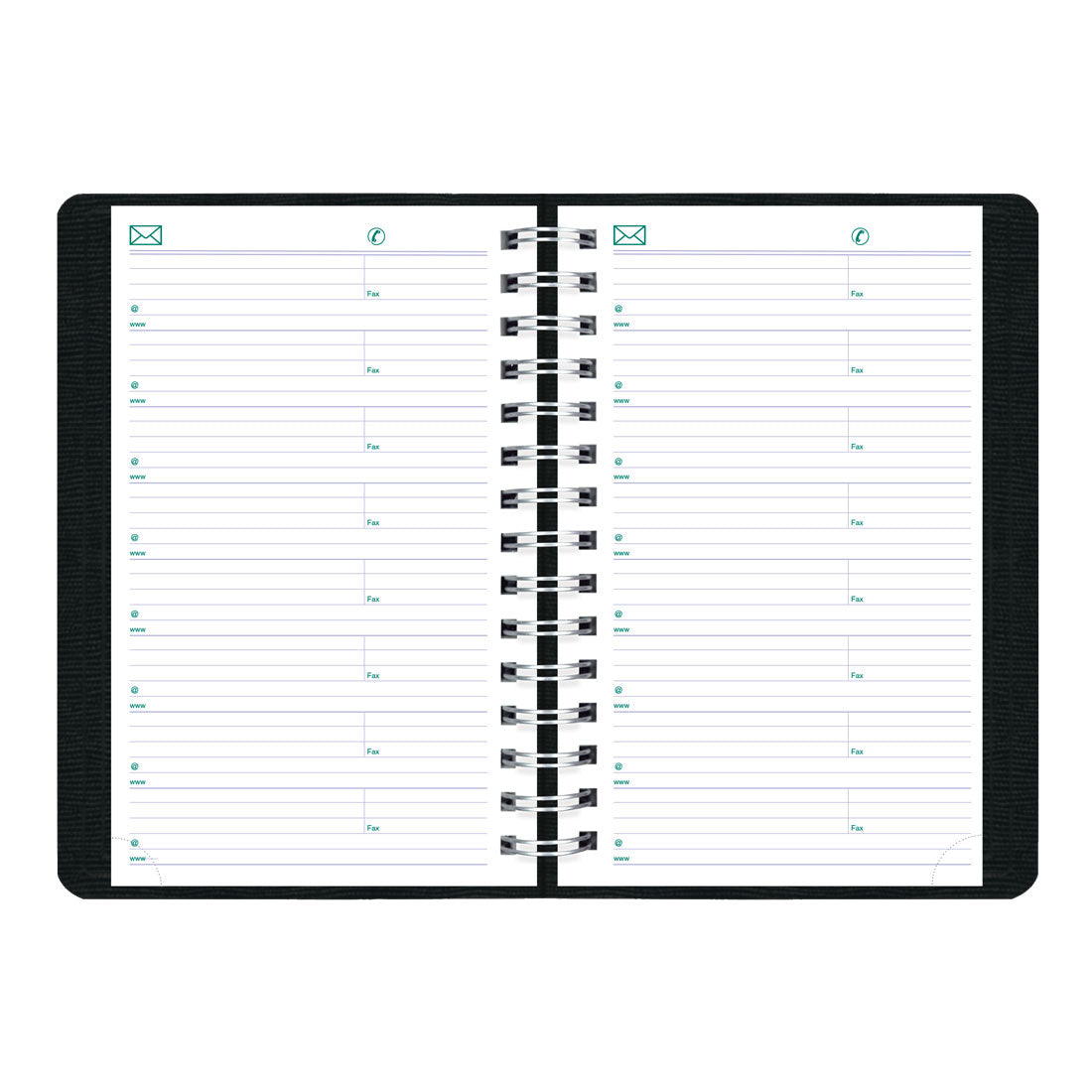 Essential Two-Day Per Page Planner 2025, Bilingual, Black (C5104.81BT-25)