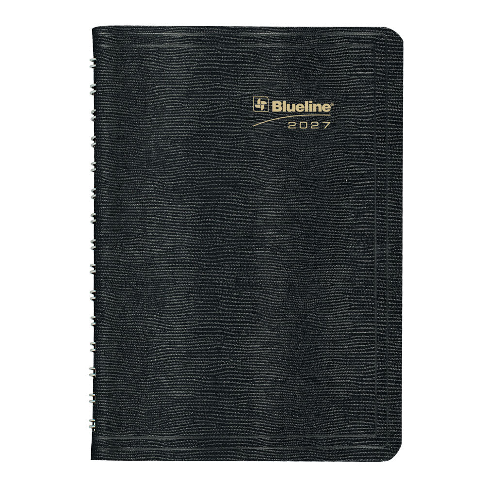 Essential Two-Day Appointment Book, 2027, Bilingual, Black C5104.81BT-27 Blueline C5104.81BT
