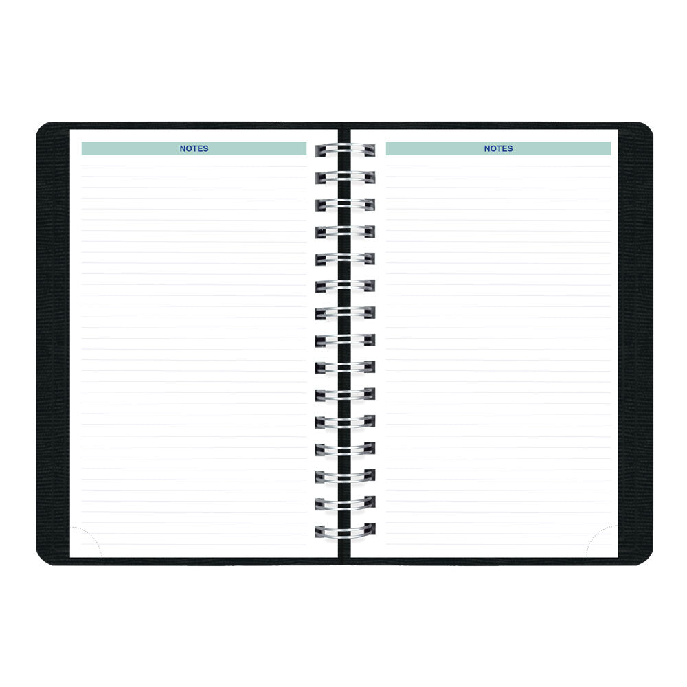Essential Two-Day Appointment Book, 2027, Bilingual, Black C5104.81BT-27 Blueline C5104.81BT