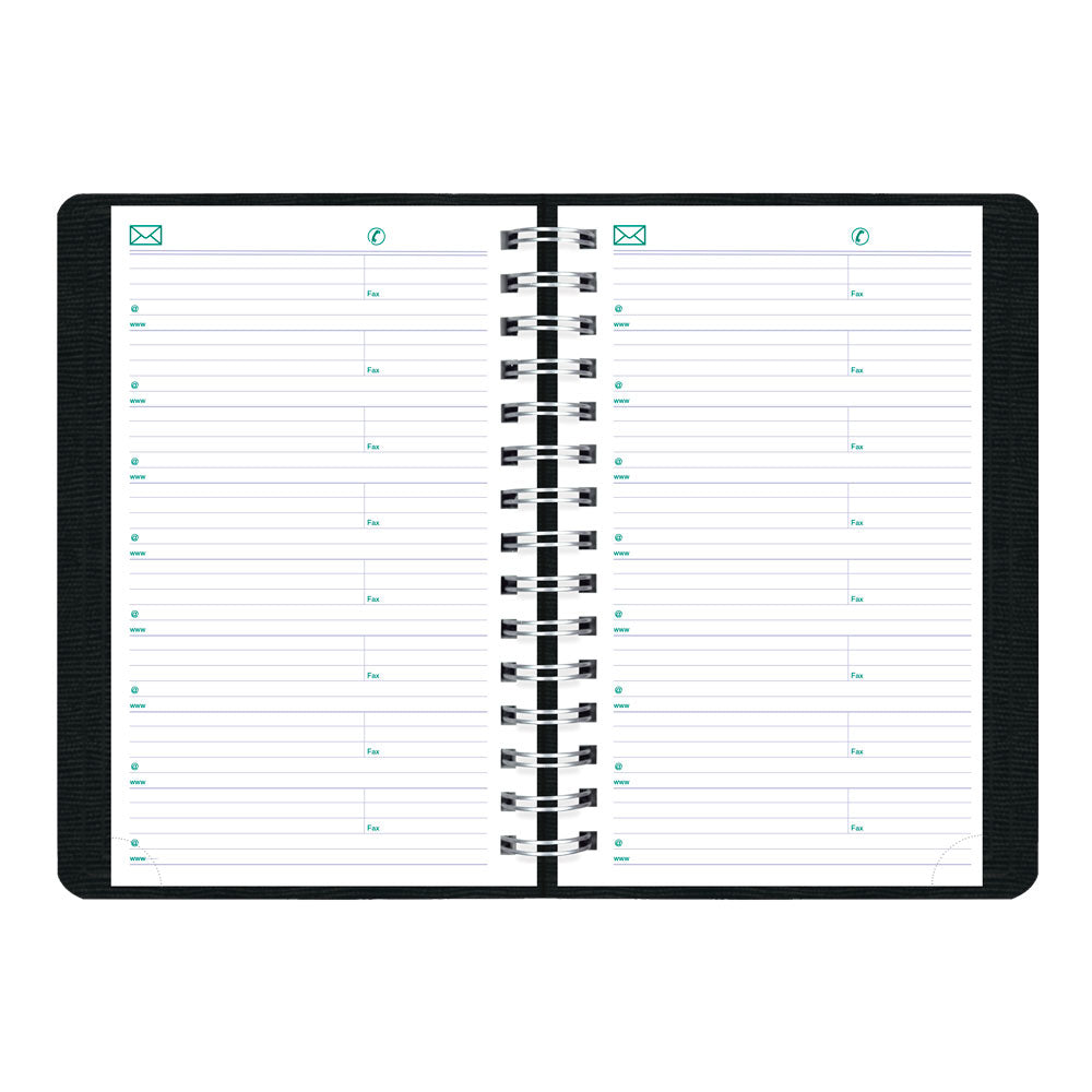 Essential Two-Day Appointment Book, 2027, Bilingual, Black C5104.81BT-27 Blueline C5104.81BT