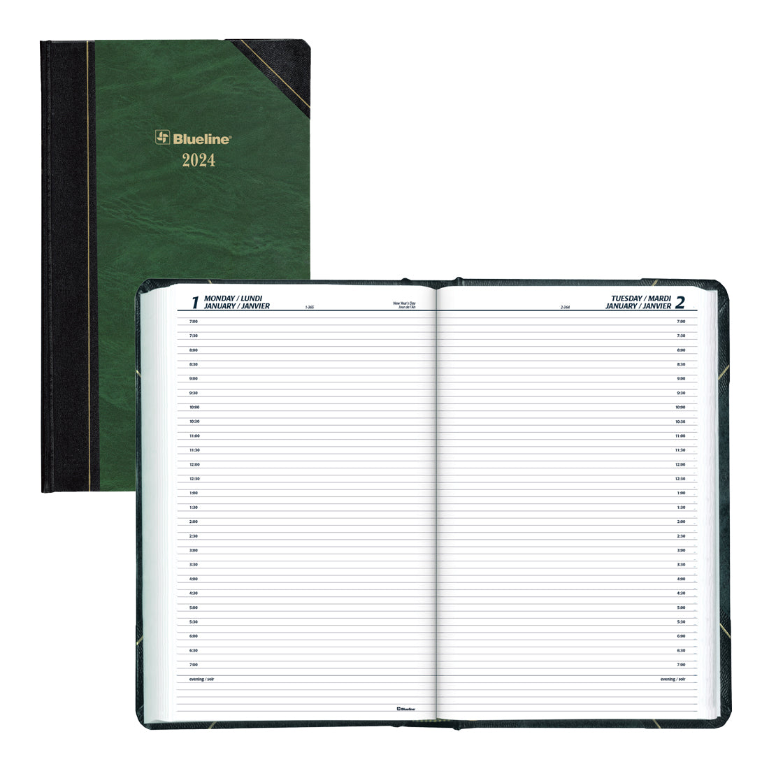Daily Planner 2024, Bilingual