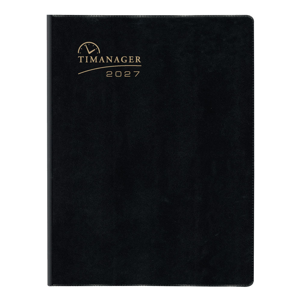 Timanager® Weekly/Monthly Appointment Book, 2027, English, 13 Months C5930.81T-27 Blueline C5930.81T
