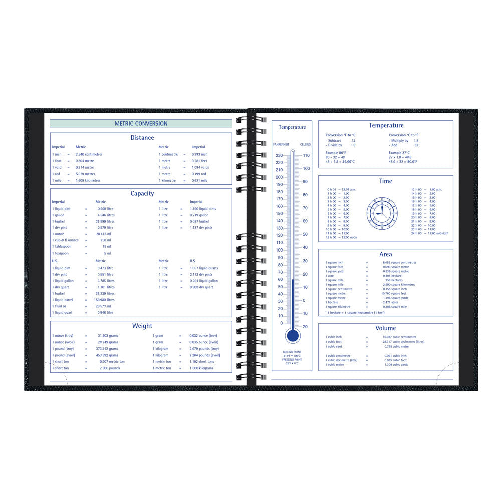 Timanager® Weekly/Monthly Appointment Book, 2027, English, 13 Months C5930C.81-27 Blueline C5930C.81