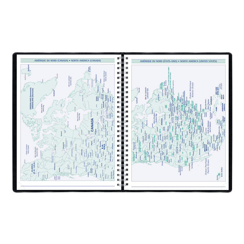 Timanager® Weekly/Monthly Appointment Book, 2027, Bilingual, 13 Months C5933.81BT-27 Blueline C5933.81BT
