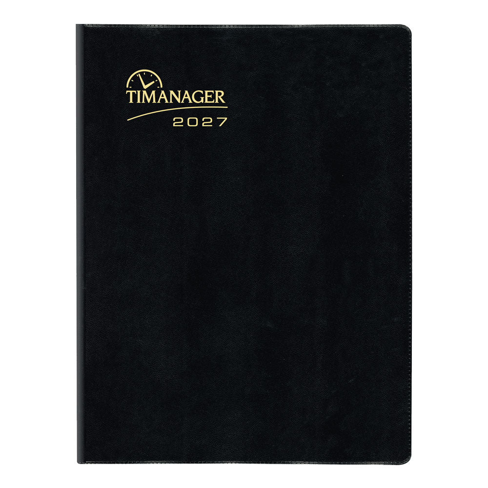 Timanager® Weekly/Monthly Appointment Book, 2027, English, 13 Months C5933.81T-27 Blueline C5933.81T