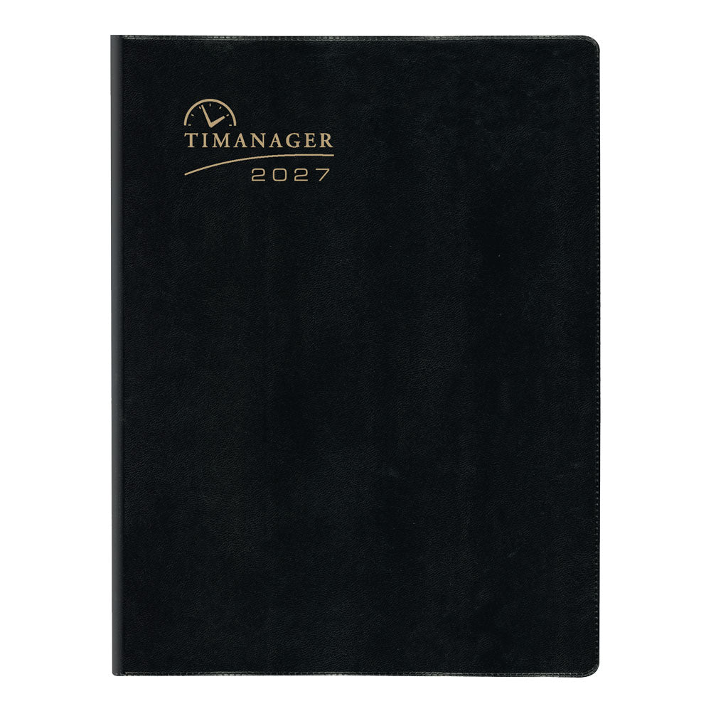 Timanager® Weekly/Monthly Appointment Book, 2027, English, 13 Months C5940.81T-27 Blueline C5940.81T