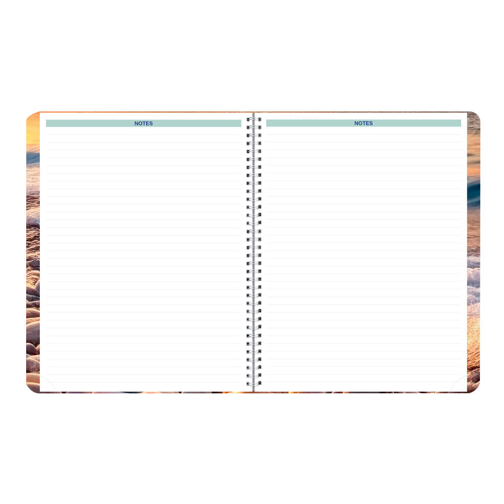 Nature Weekly Appointment Book, 2027, Bilingual, Pebble Beach C5950G.04BT-27 Blueline C5950G.04BT #colour_pebble-beach