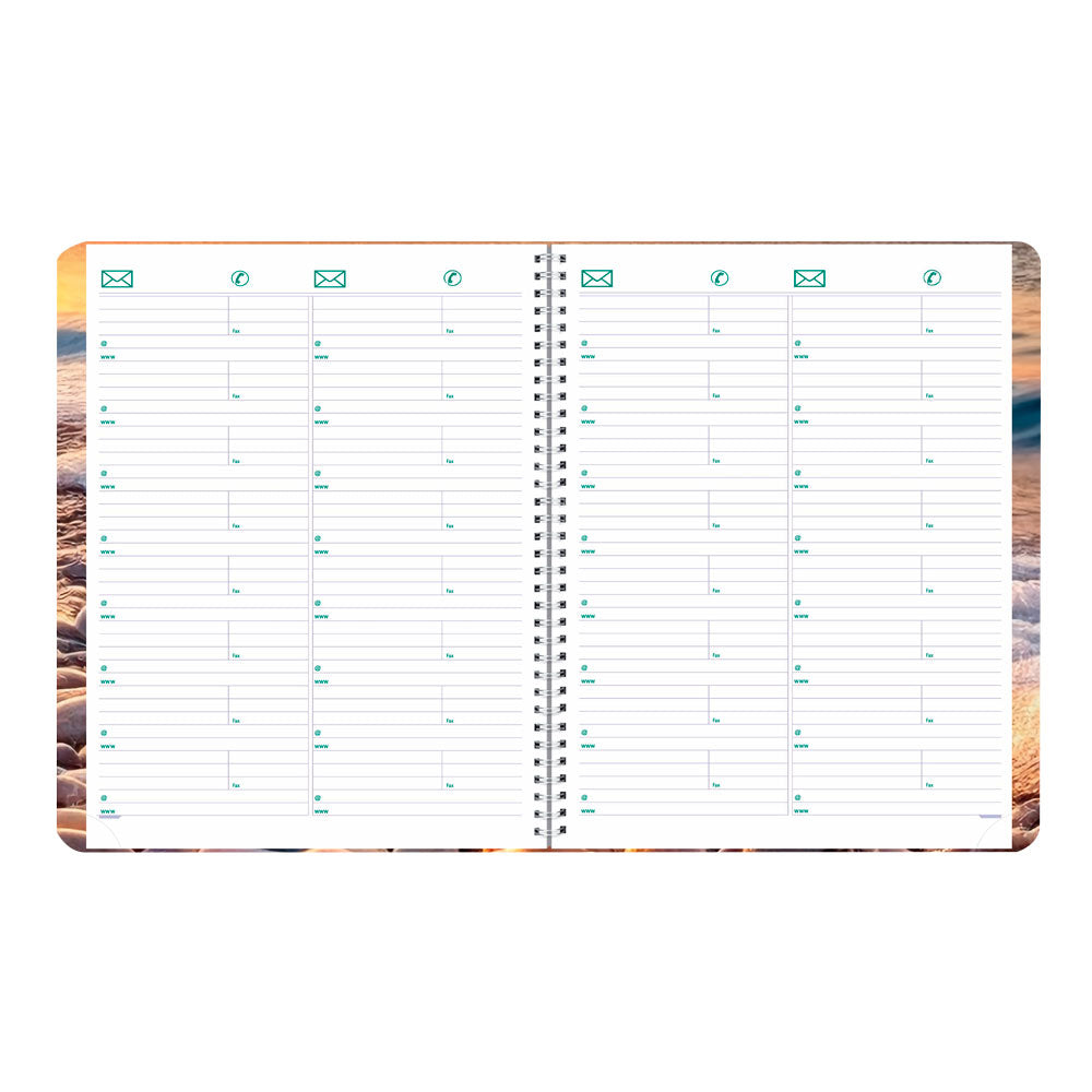 Nature Weekly Appointment Book, 2027, Bilingual, Pebble Beach C5950G.04BT-27 Blueline C5950G.04BT #colour_pebble-beach