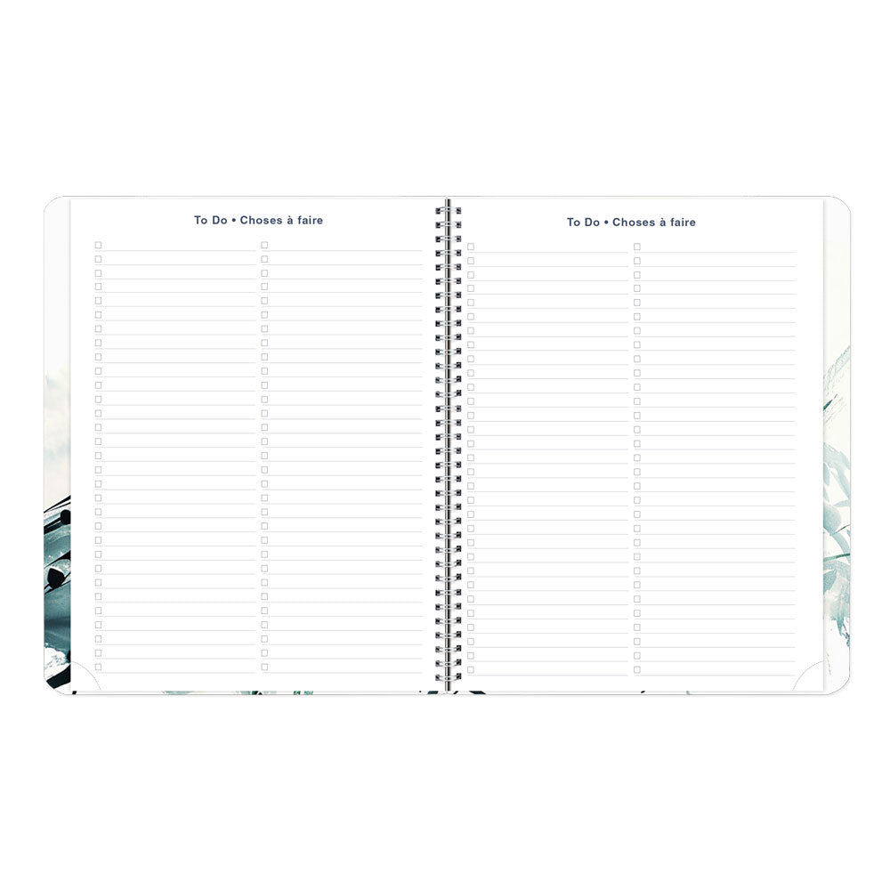 Dramatic Floral Monthly Planner, 2027, Bilingual C701BG.01-27 Blueline C701BG.01