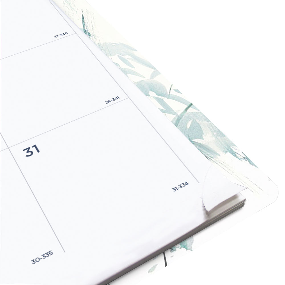 Dramatic Floral Monthly Planner, 2027, Bilingual C701BG.01-27 Blueline C701BG.01