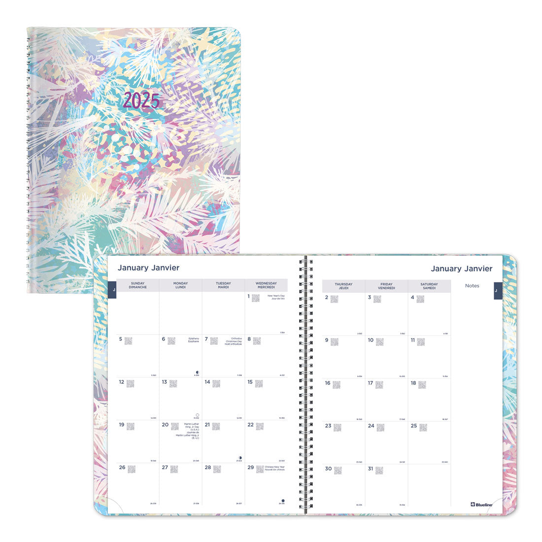 Meadow Monthly Planner 2025, Bilingual, C701BG.01