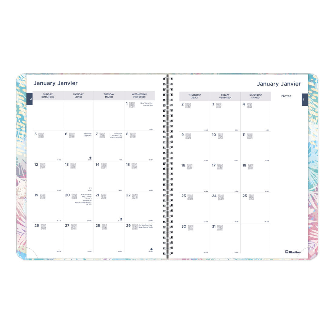 Meadow Monthly Planner 2025, Bilingual, C701BG.01