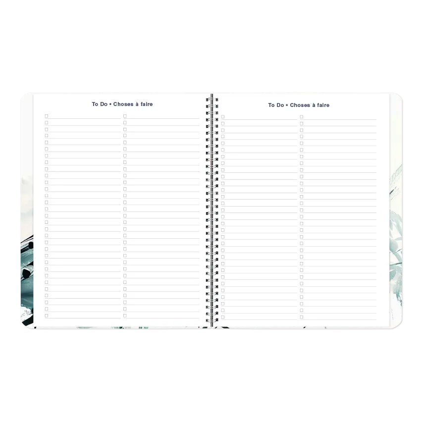 Dramatic Floral Monthly Planner, 2027, Bilingual C701BG.01-27 Blueline C701BG.01