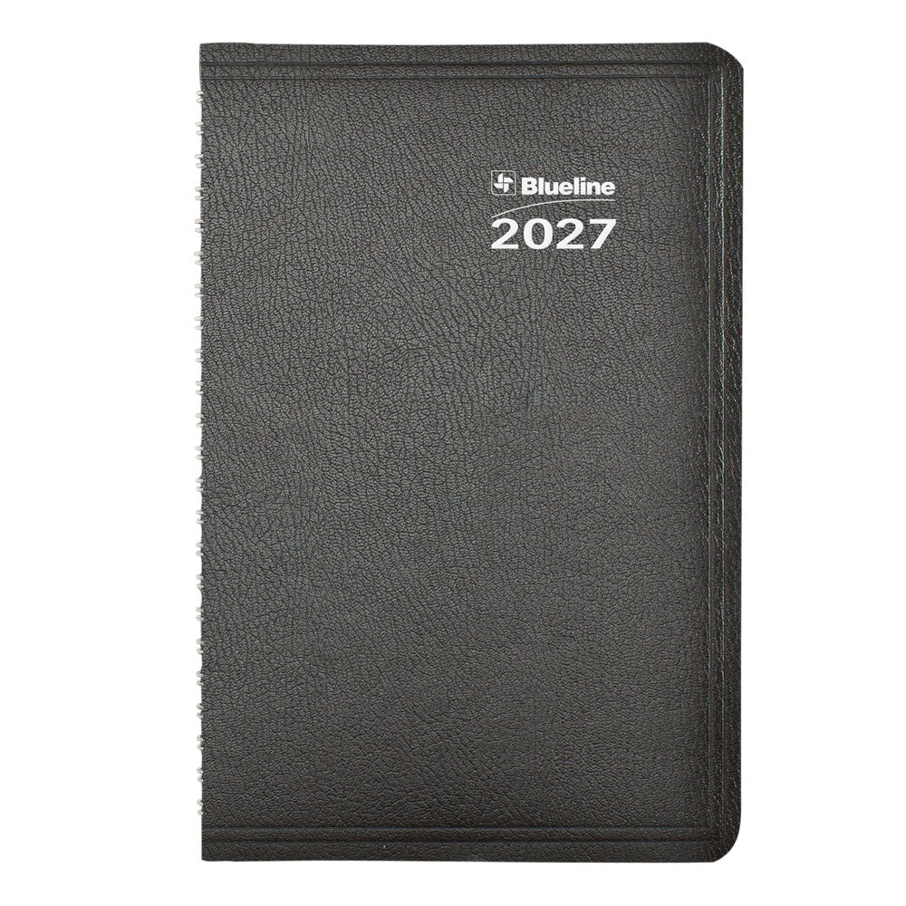 Blueline Net Zero Carbon™ Daily/Monthly Appointment Book, 2027, Bilingual, Black C810.81BT-27 C810.81BT