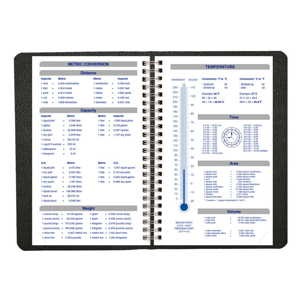 Blueline Net Zero Carbon™ Weekly Appointment Book, 2027, Bilingual C815.81BT-27 C815.81BT