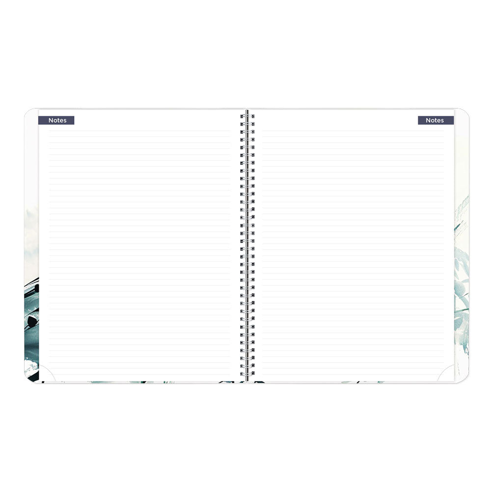 Dramatic Floral Weekly/Monthly Planner, 2027, Bilingual C958BG.01-27 Blueline C958BG.01