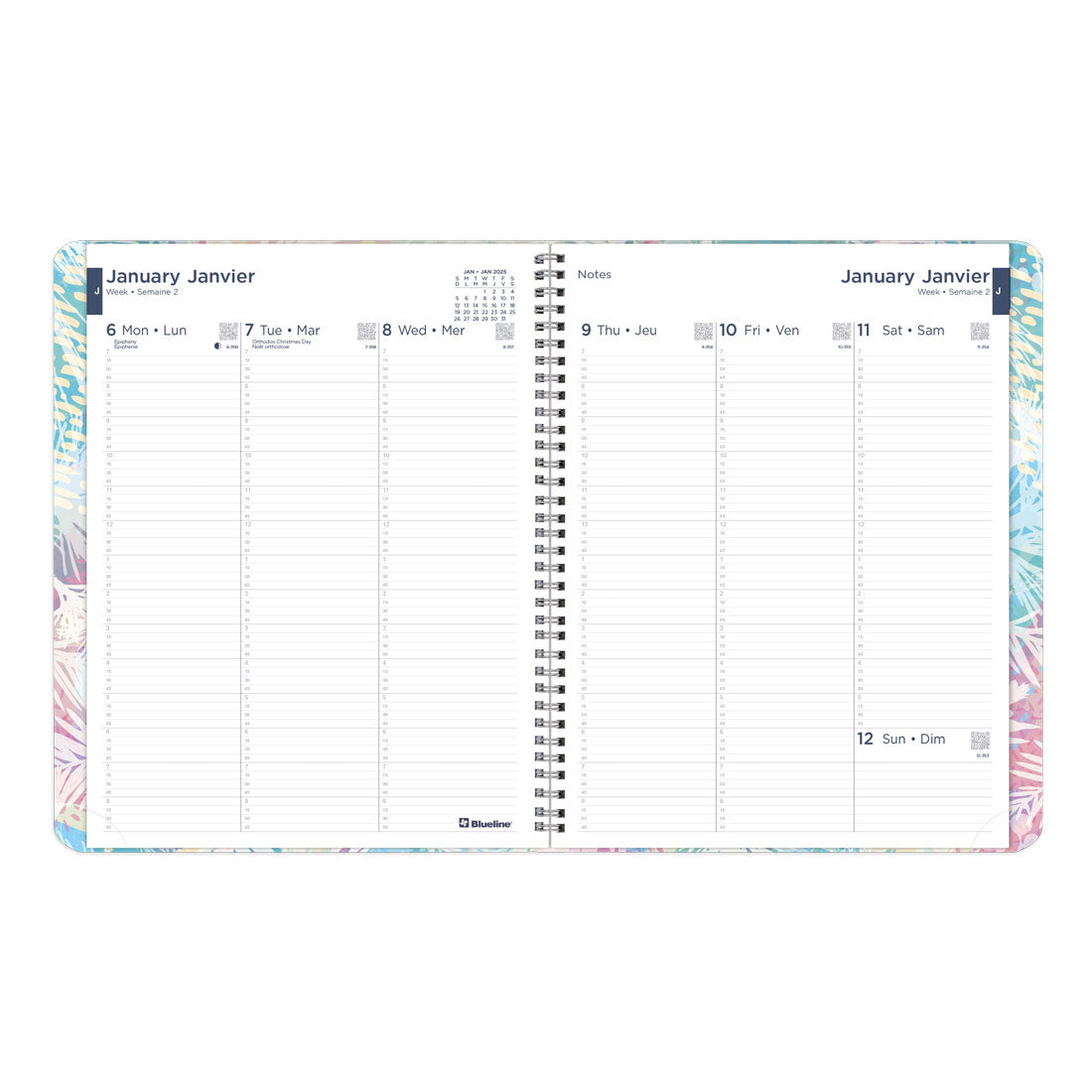 Meadow Weekly/Monthly Planner 2025, Bilingual, C958BG.01