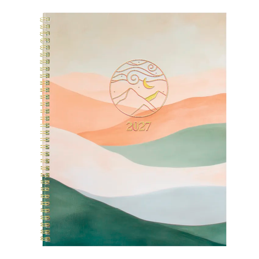 Minimalist Weekly/Monthly Planner, 2027, Bilingual, Assorted C958BPT.ASX-27 Blueline C958BPT.ASX