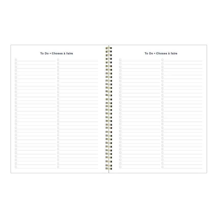 Minimalist Weekly/Monthly Planner, 2027, Bilingual, Assorted C958BPT.ASX-27 Blueline C958BPT.ASX