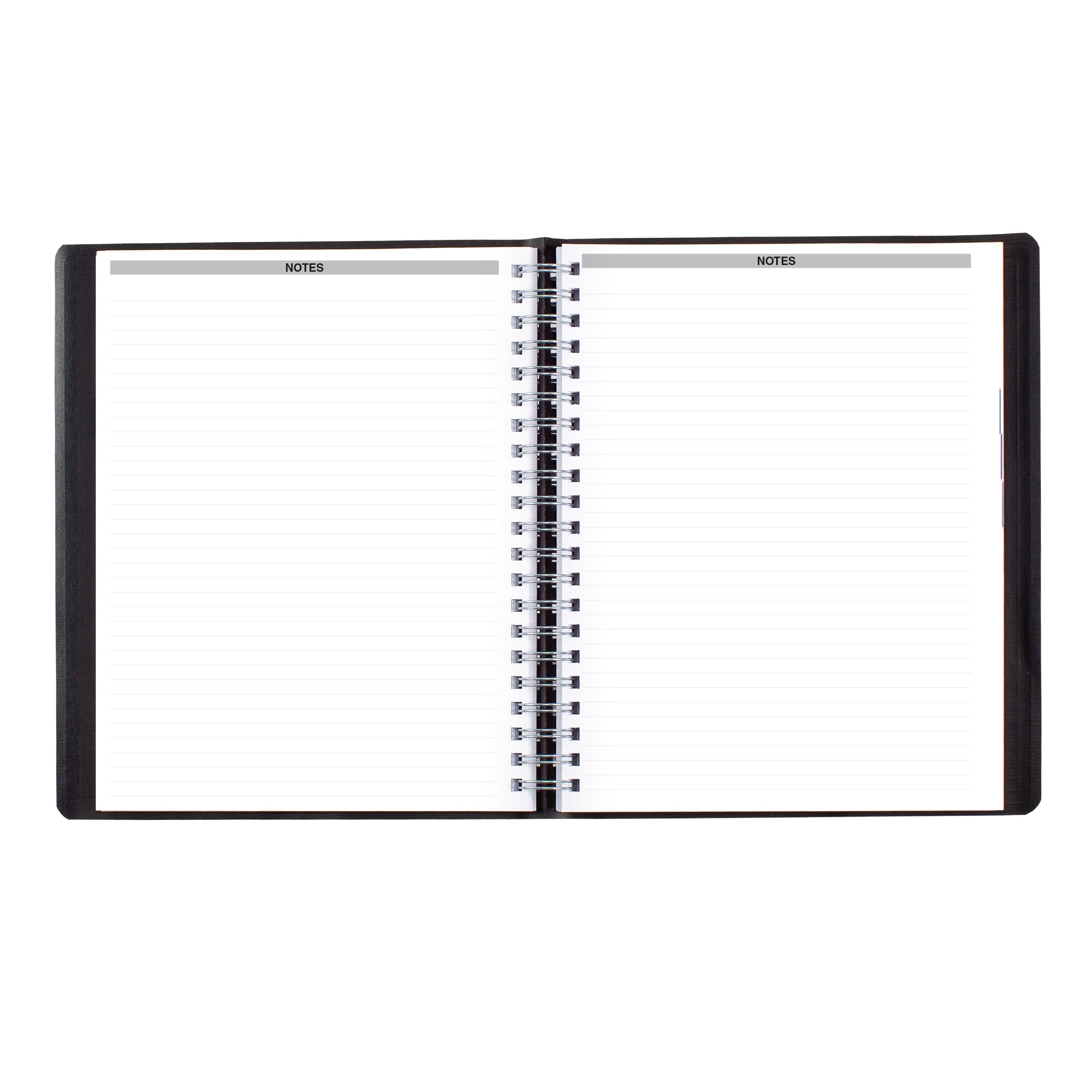 Essential Daily Four-Column Appointment Book, 2027, Bilingual, Black C960.81BT-27 Blueline C960.81BT